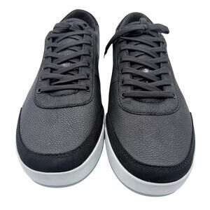 Novella Men's Black Pebble Leather Sneakers - Size 10 New NWT Luxury Kicks
